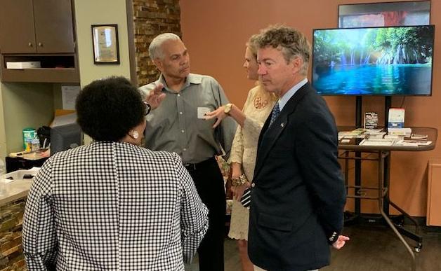 Sen Rand Paul tours New Legacy