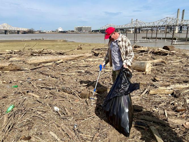 Man cleans up Waterfront Park - Feb. 24, 2025.jpg