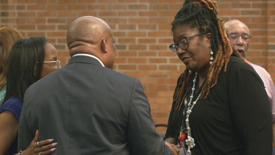 JCPS Superintendent Dr. Brian Yearwood meets with Black Louisville educators