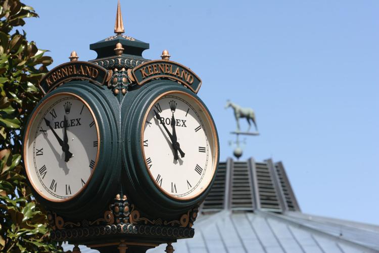 KEENELAND CLOCK AND WEATHER VANE - FILE
