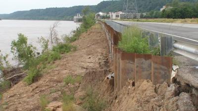 Highway 111 Crumbling Closeup