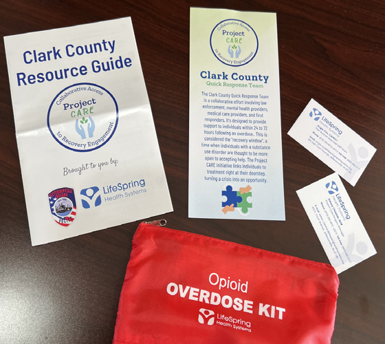 Overdose kits handed out by Project CARE