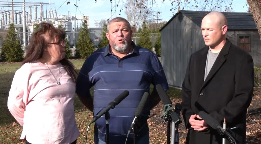 Parents of fallen Jefferson County Sheriff's Deputy Brandon Shirley, with attorney Sam Aguiar