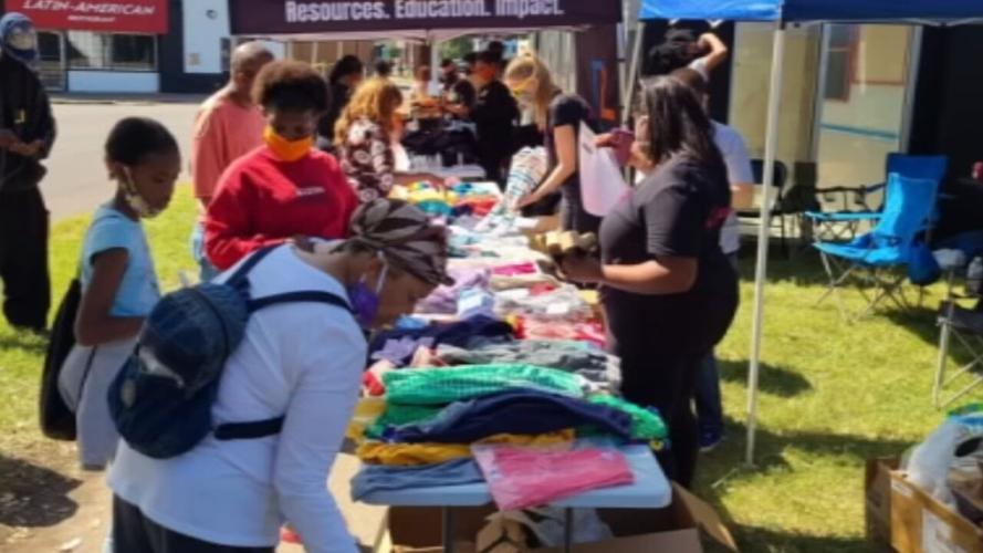 Clothe the West donation event.jpeg