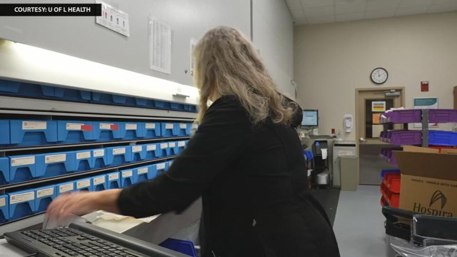 Pharmacy worker at UofL Health