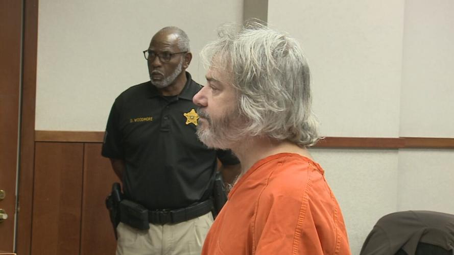 Marc Hibel in arraignment court 8-7-23