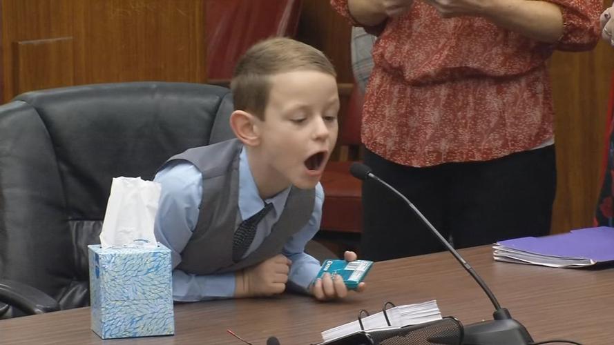 Clark County, Indiana courthouse - National Adoption Day, Nov. 22, 2019 - Adoption