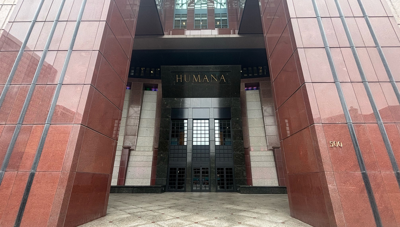 Humana Tower Entrance in downtown Louisville