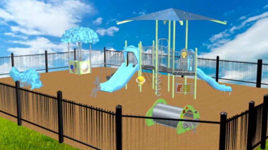 Our Savior Lutheran accessible playground rendering