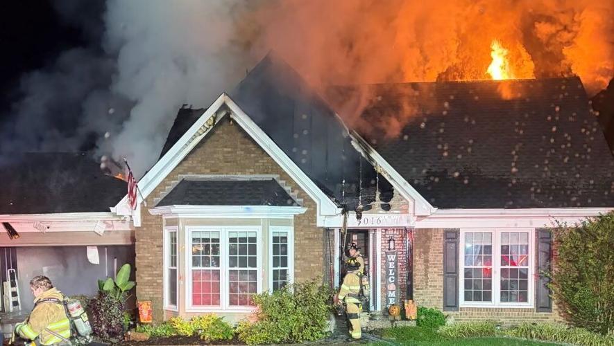 House fire in the 3100 Stonebridge Rd - 10.25.25