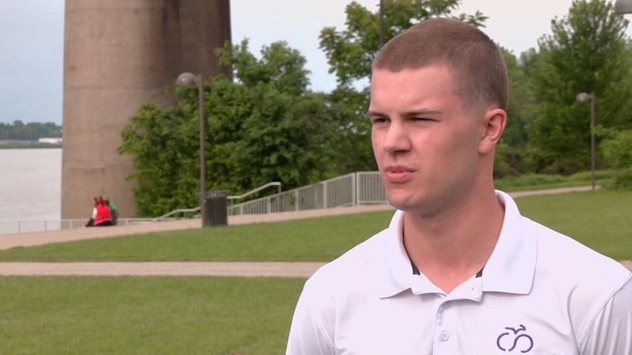 Carter Chapman, biking for Alzheimer's research - 5.13.25