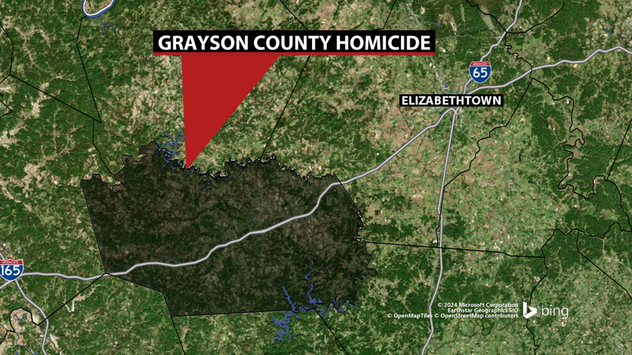 MAP - GRAYSON COUNTY HOMICIDE - INDIAN RIDGE ROAD IN FALLS OF THE ROUGH 2-5-2024.png