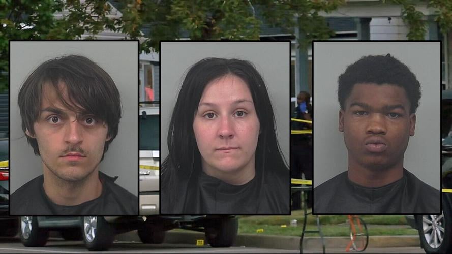 Murder suspects Cortlen Berry, Hannah Cushing and Zakarion Peters