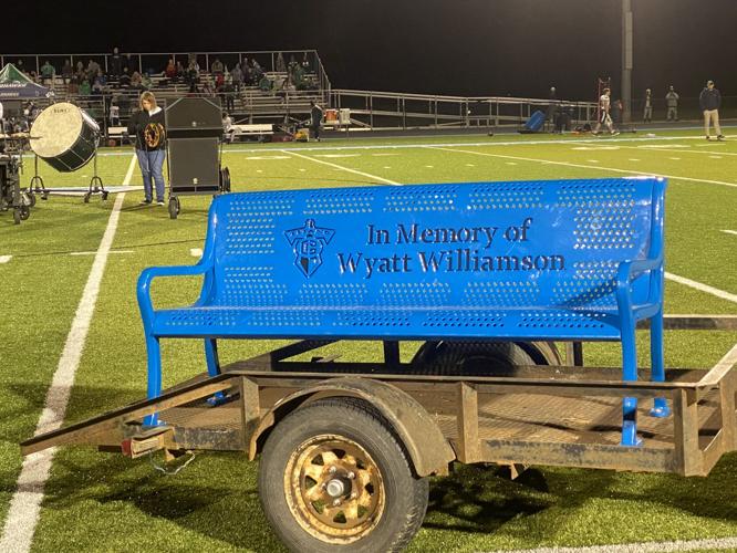 Bench in memory of Wyatt Williamson