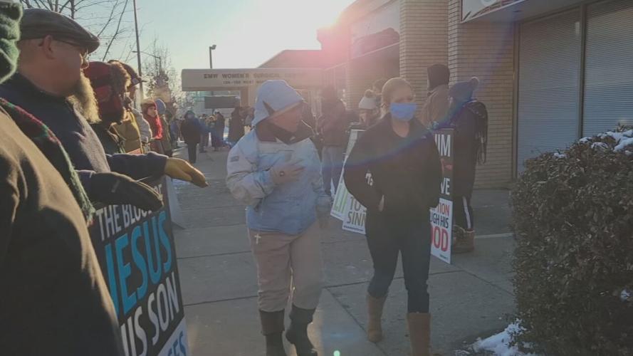 Protest at EMW Women's Surgical Center