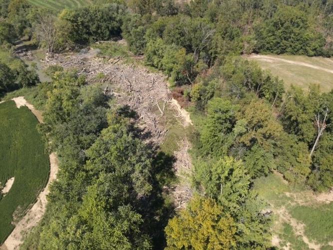 Rolling Fork River debris