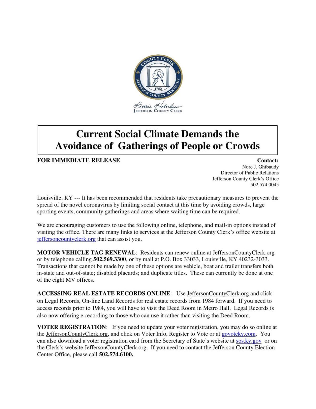 Covid 19 Jefferson County Clerk Pdf Wdrb Com