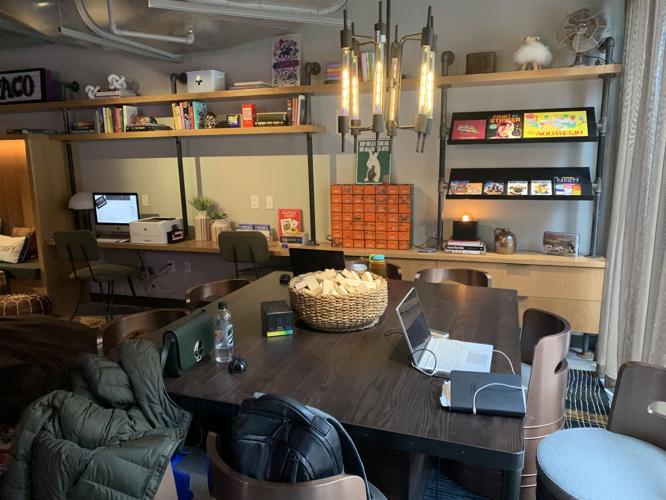 Moxy's lobby is called "The livingroom."