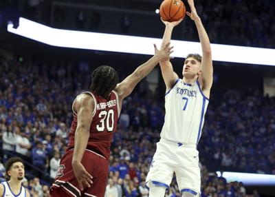 South Carolina Kentucky Basketball - AP - 2.8.25