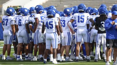 Kentucky football practice