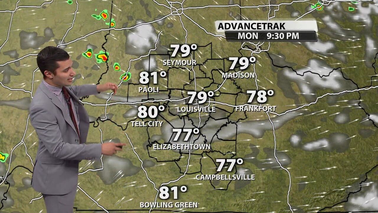 WDRB Meteorologist Bryce Jones' Louisville Weather Forecast For Monday ...