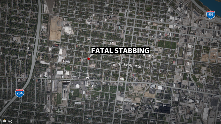 Map of fatal stabbing