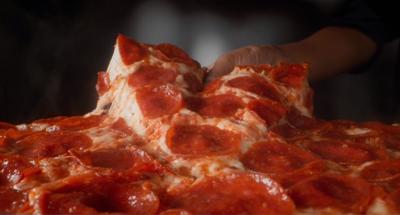 Papa John's pizza screenshot from video
