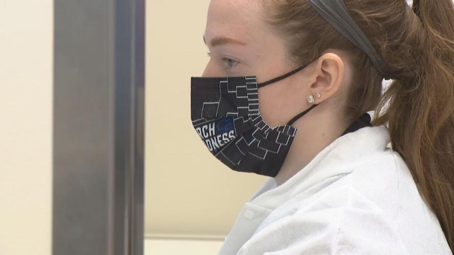 Workers at IU Health's Pathology Lab
