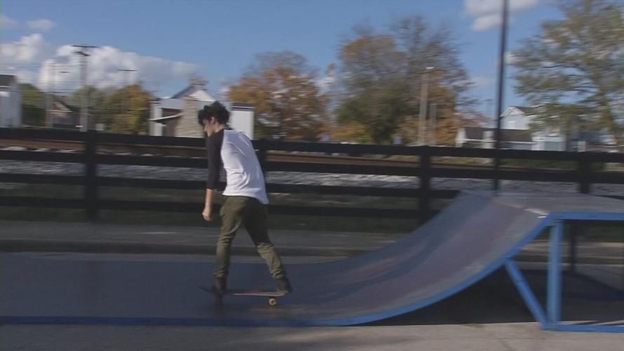 A skatepark in La Grange, Kentucky