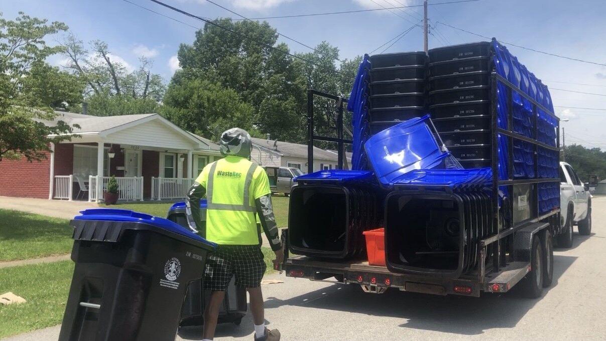 Louisville s new schedule for recycling pickup now in effect Local