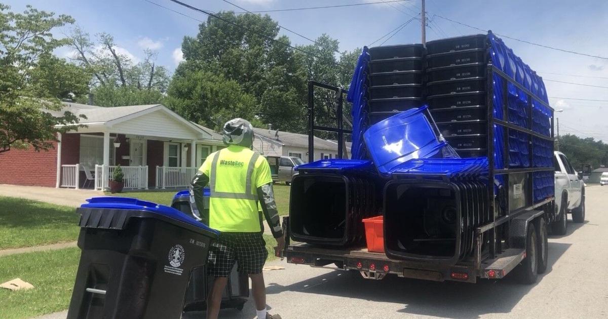 Louisville's new schedule for recycling pickup now in effect News