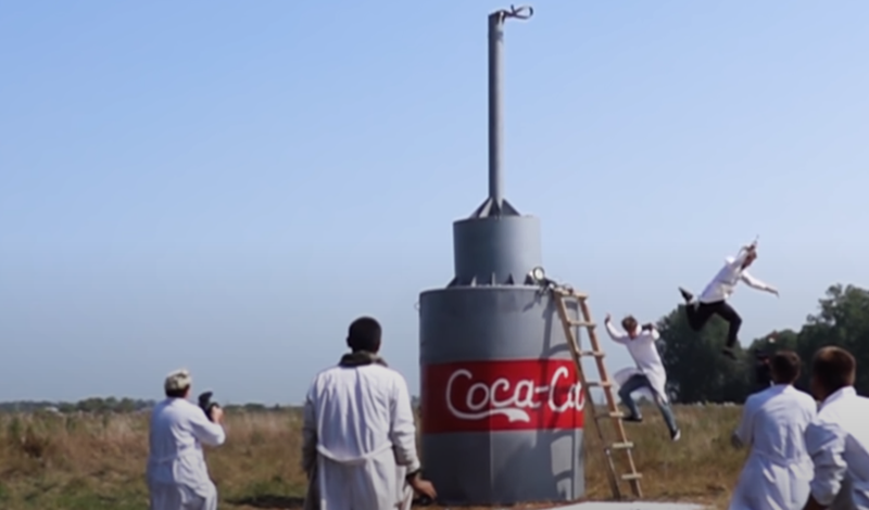 Giant Coke Explosion