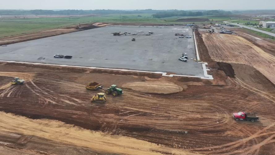 Construction at River Ridge in southern Indiana