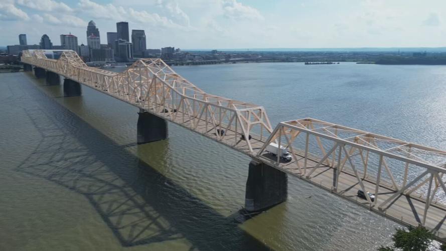 Drone image of 2nd Street Bridge - 7.16.25