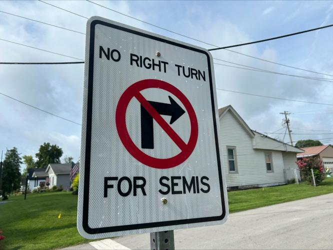 Semis banned from roads in Sellersburg