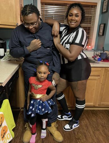 LilDon and family during Halloween