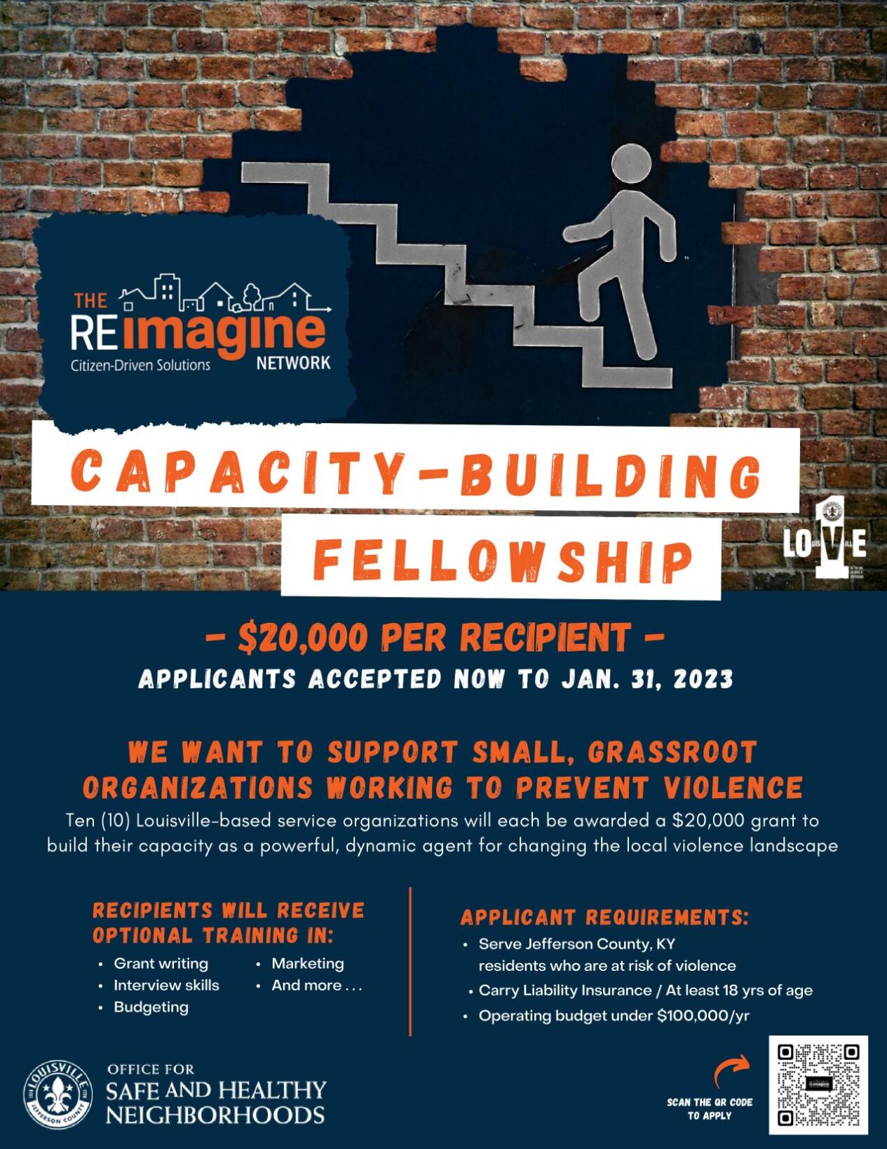 Louisville OSHN Capacity-Building Fellowship flyer