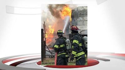 Clarksville, Jeffersonville and Sellersburg firefighters respond to flames at J&J Pallet