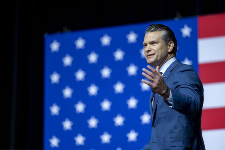 Secretary of Defense Pete Hegseth speaking at Quantico 9-30-2025