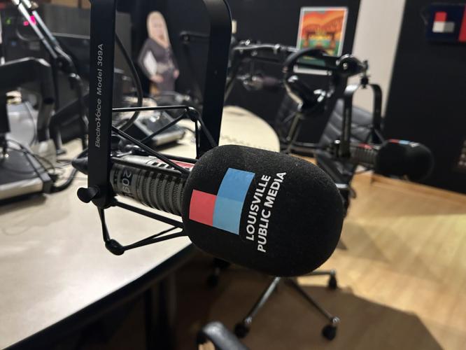 Louisville Public Media microphone