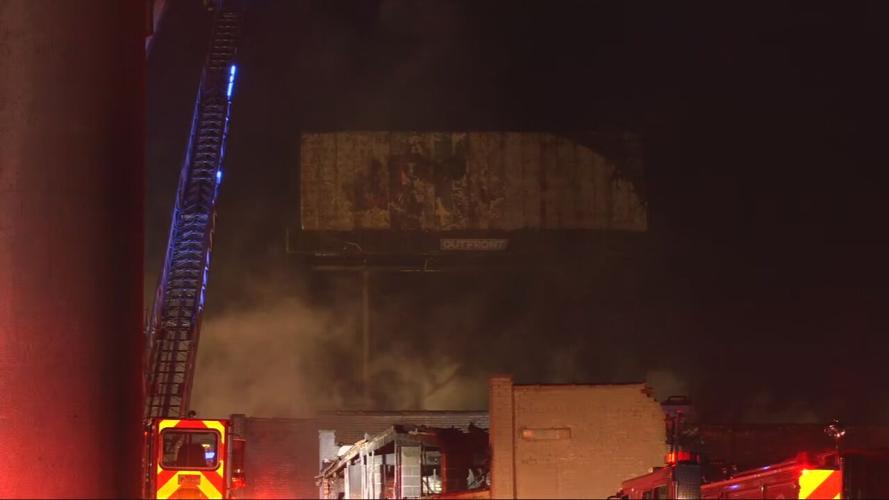 Structure fire under I-64 at 16th and northwestern pkwy shut down interstate 12-27-2023