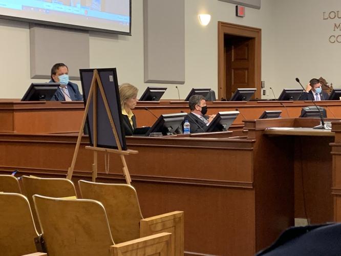 Chief of Public Safety Amy Hess testifies in front of a Metro Council committee