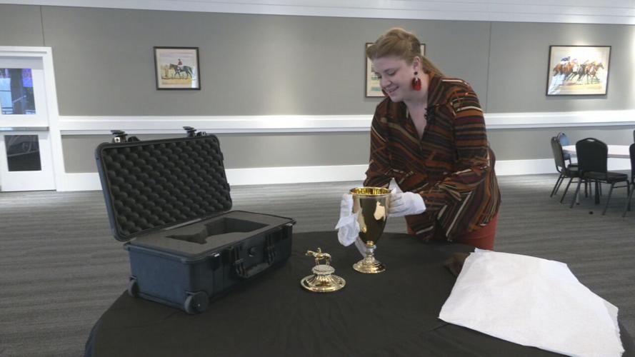 Derby Museum replica trophy to England