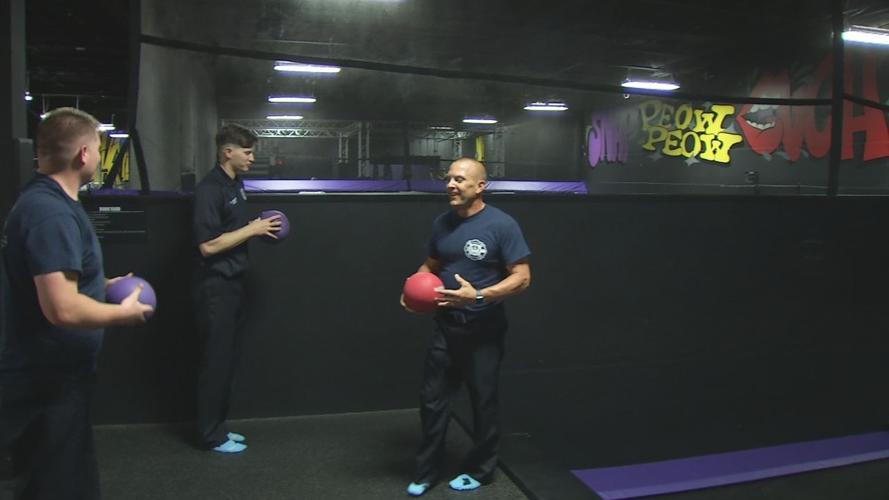 Firefighters at House of Boom fundraiser