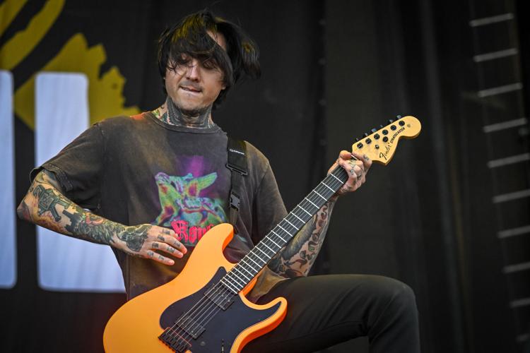 Pierce The Veil plays at the Louder Than Life Festival on September 23, 2023 in Louisville, Kentucky.  (2).jpg