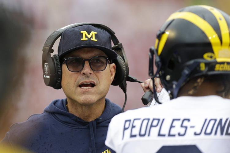 Michigan head coach Jim Harbaugh