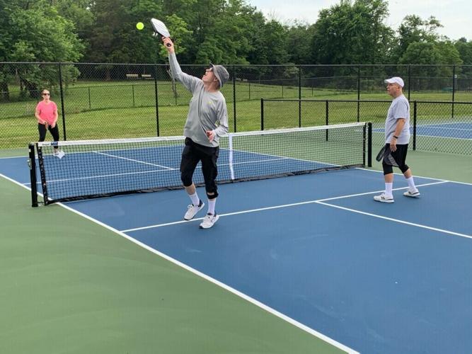 Pickleball court at Charlie Vettiner Park