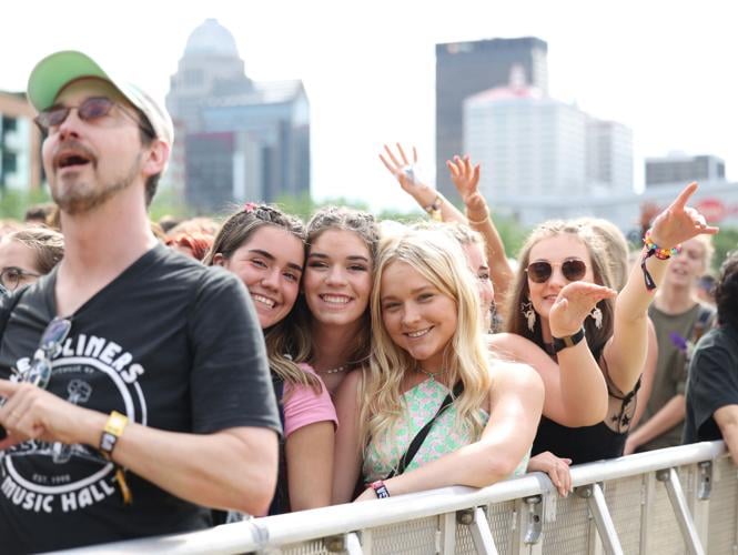 Attendees smile at Forecastle.JPG