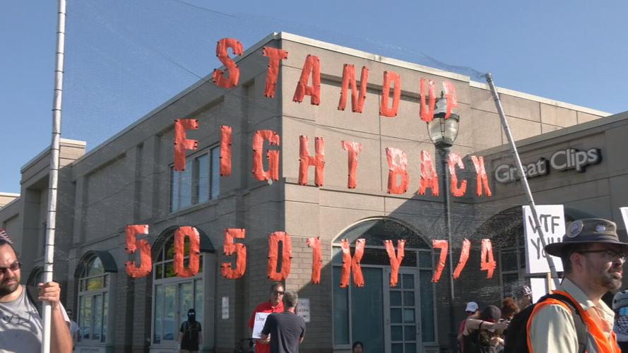 LOCAL IRAN ATTACK PROTEST
