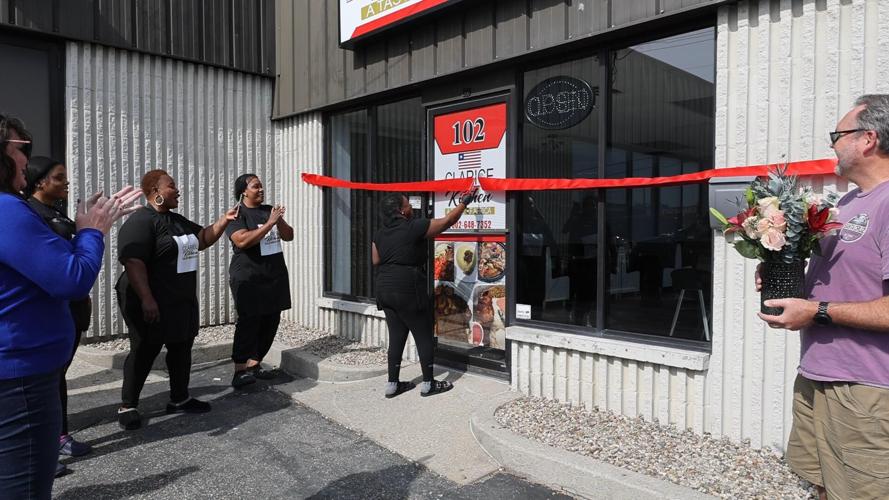 Clarice Kitchen ribbon cutting